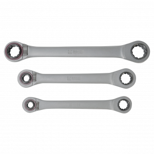 4 in 1 Double-Box Gear Wrench Set