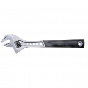 Adjustable wrench with softgrip-handle, DIN 3117 B