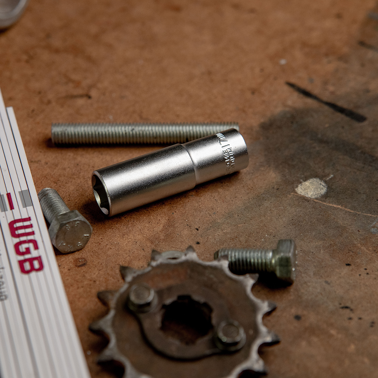 WGB Steckschlüssel-Einsatz SW24 – 12,5 Mm (1/2 Zoll) Für Motorrad & Auto