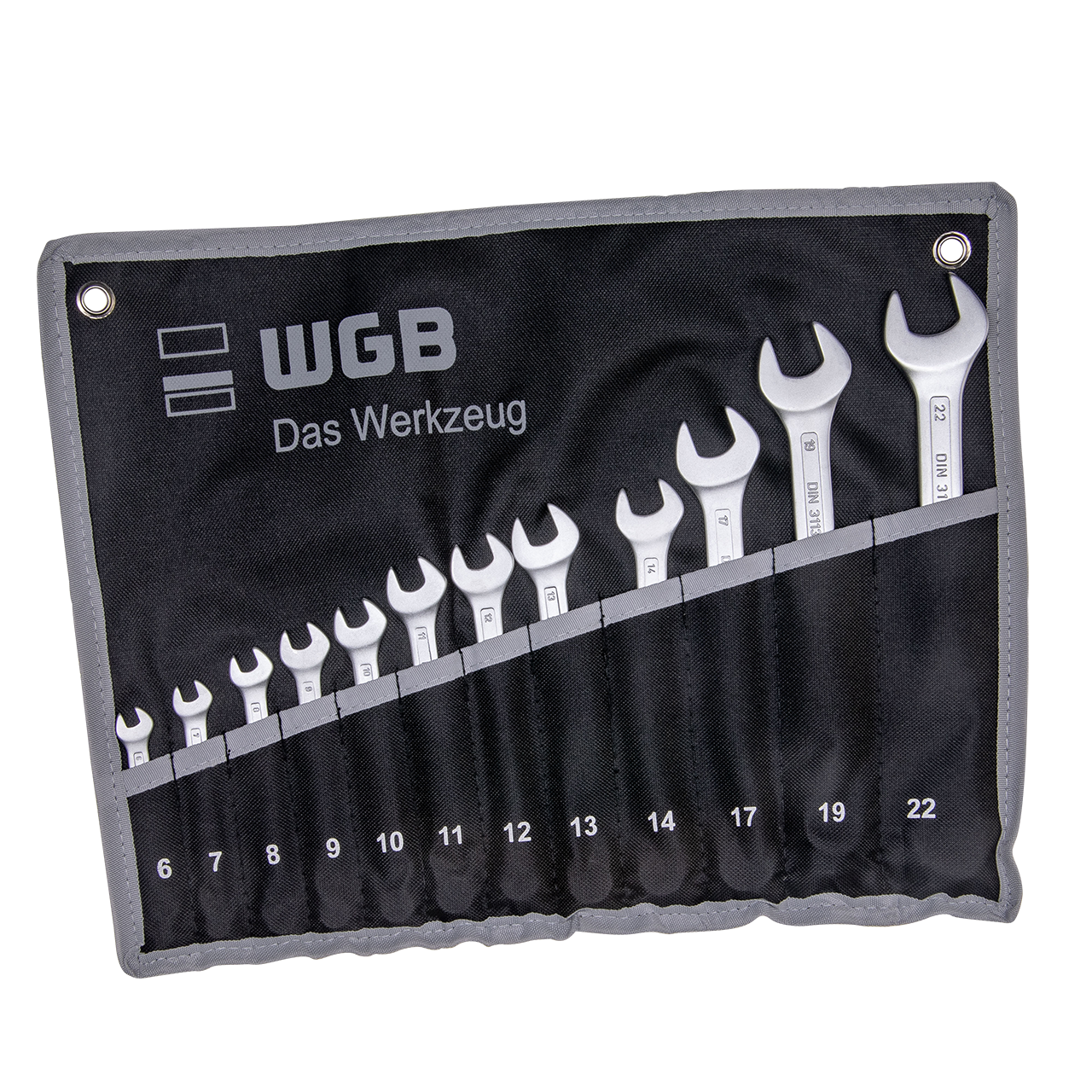 Combination Spanner Set, Ring 15° Offset, DIN 3113 A